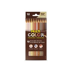 Lapis De Cor Faber Castell Multicolor 12 Cores Etnias