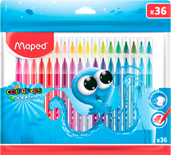 Canetinha Hidrografica Maped Ocean Polvo 36 Cores
