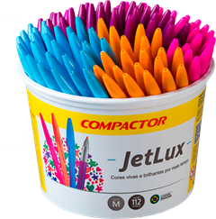 Caneta Compactor Esferografica Jet Lux Sortida Pote