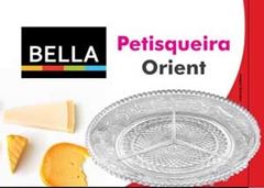Petisqueira Vidro Bella 24x3,5cm