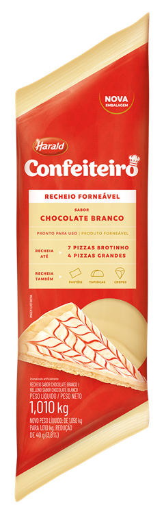Cobertura Harald Confeiteiro Forneavel Branco 1,01kg