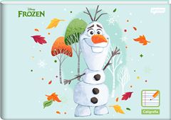 Caderno Jandaia Caligrafia Frozen 1/4 Cd Cost 40fls