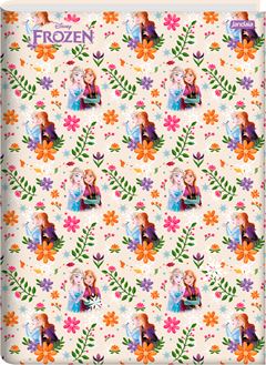 Caderno Jandaia Universitario Frozen Cd Cost 80fls
