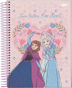 Caderno Jandaia Universitario Frozen Cd 10m 160fls
