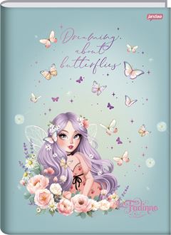 Caderno Jandaia Universitario La Fadinne Cd Cost 80fls