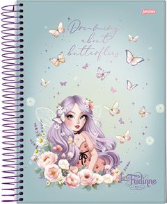 Caderno Jandaia Universitario La Fadinne Cd 10m 160fls