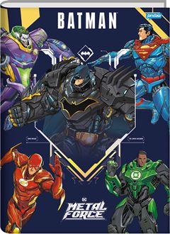 Caderno Jandaia Universitario Liga Da Justica Cd Cost 80fls