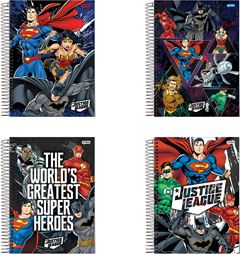 Caderno Jandaia Universitario Liga Da Justica Cd 10m 160fls