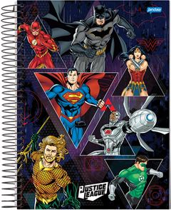 Caderno Jandaia Universitario Liga Da Justica Cd 1m 80fls