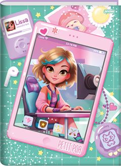 Caderno Jandaia Petit Poa 1/4 Cd Cost 80fls