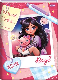 Caderno Jandaia Petit Poa 1/4 Cd Cost 80fls