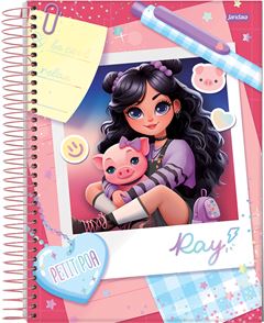 Caderno Jandaia Universitario Petit Poa Cd 10m 160fls