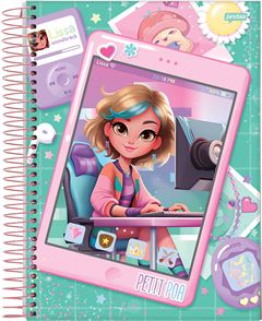 Caderno Jandaia Universitario Petit Poa Cd 1m 80fls