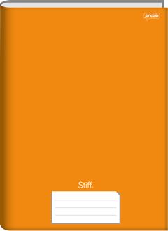 Caderno Jandaia Universitario Stiff Cd Cost 48fls Laranja