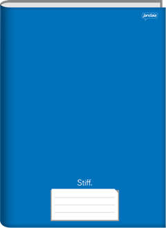 Caderno Jandaia Universitario Stiff Cd Cost 80fls Azul
