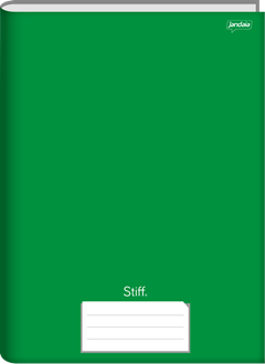 Caderno Jandaia Universitario Stiff Cd Cost 80fls Verde