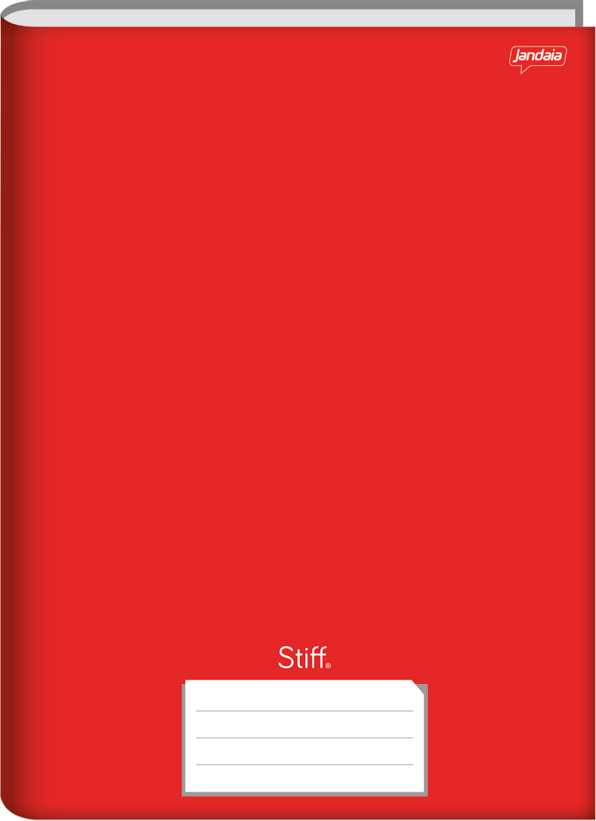 Caderno Jandaia Universitario Stiff Cd Cost 80fls Vermelho