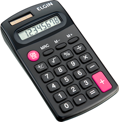 Calculadora Elgin Solar Bolso 8 Digitos Cb1485