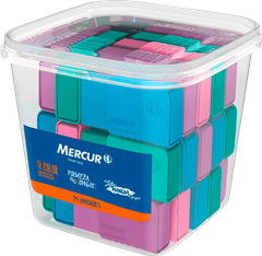 Borracha Mercur Tr Color Pote
