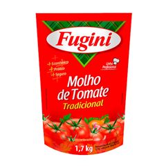 Molho De Tomate Fugini Tradicional Sachet 1,7kg