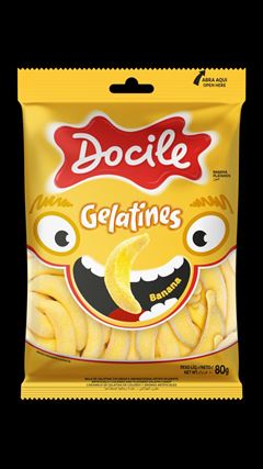 Goma Gelatines Docile Banana 80g