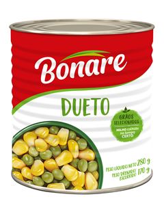 Milho E Ervilha Dueto Bonare Lata 170g