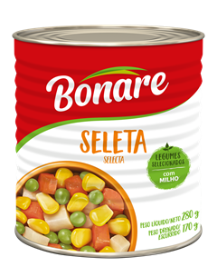 Seleta Legumes Com Milho Bonare Lata 170g