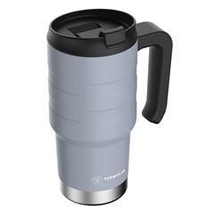 Copo Termico Termolar Cinza Com Tampa 590ml