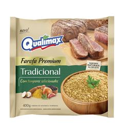Farofa De Mandioca Qualimax Pronta 400g