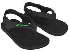 Sandalia Rider Street Baby Preto/Preto
