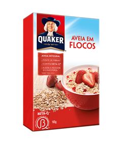Aveia Quaker Flocos Regular 165g