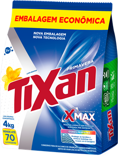 Sabao Em Po Tixan Ype Primavera Sachet 4kg