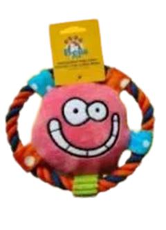 Brinquedo Corda Pelucia Bella Para Cao Rosa