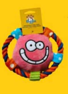 Brinquedo Corda Pelucia Bella Para Cao Rosa