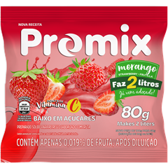 Refresco Promix Morango 80g Faz 2l