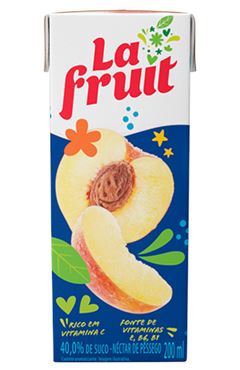 Suco La Fruit Pessego 200ml