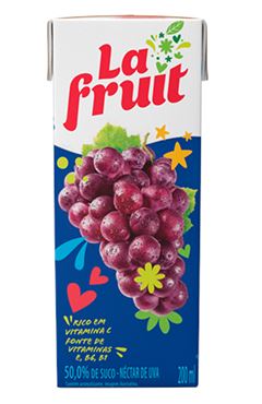 Suco La Fruit Uva 200ml