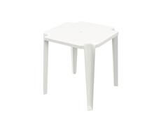 Mesa Plastica Tramontina Noronha Quadrada Branca