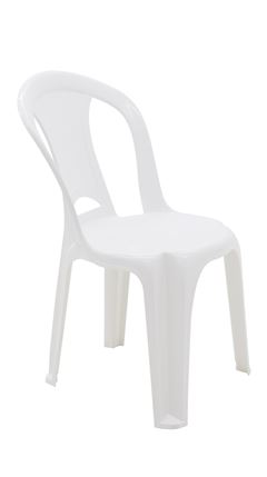 Cadeira Plastica Tramontina Buzios Branca