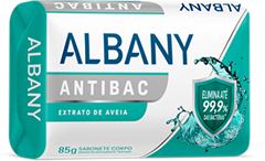 Sabonete Albany Antibac Aveia Branco 85g
