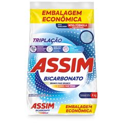 Sabao Em Po Assim Triplacao Bicarbonato Sachet 4kg