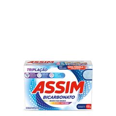 Sabao Em Po Assim Triplacao Bicarbonato Caixa 400g
