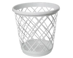 Cesto Plastico Jaguar Telado Branco 10l