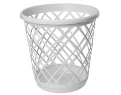 Cesto Plastico Jaguar Telado Branco 10l