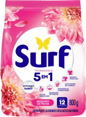 Sabao Em Po Surf Mix De Flores Sachet 800g