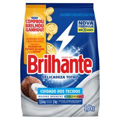 Sabao Em Po Brilhante Delicadeza Total Sachet 1,6kg