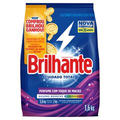 Sabao Em Po Brilhante Cuidado Total Sachet 1,6kg