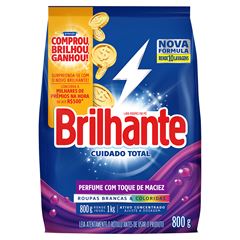 Sabao Em Po Brilhante Cuidado Total Sachet 800g