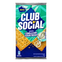 Biscoito Club Social Cebola Sour Cream 6x23,5g