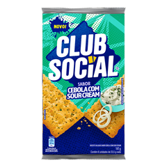 Biscoito Club Social Cebola Sour Cream 6x23,5g